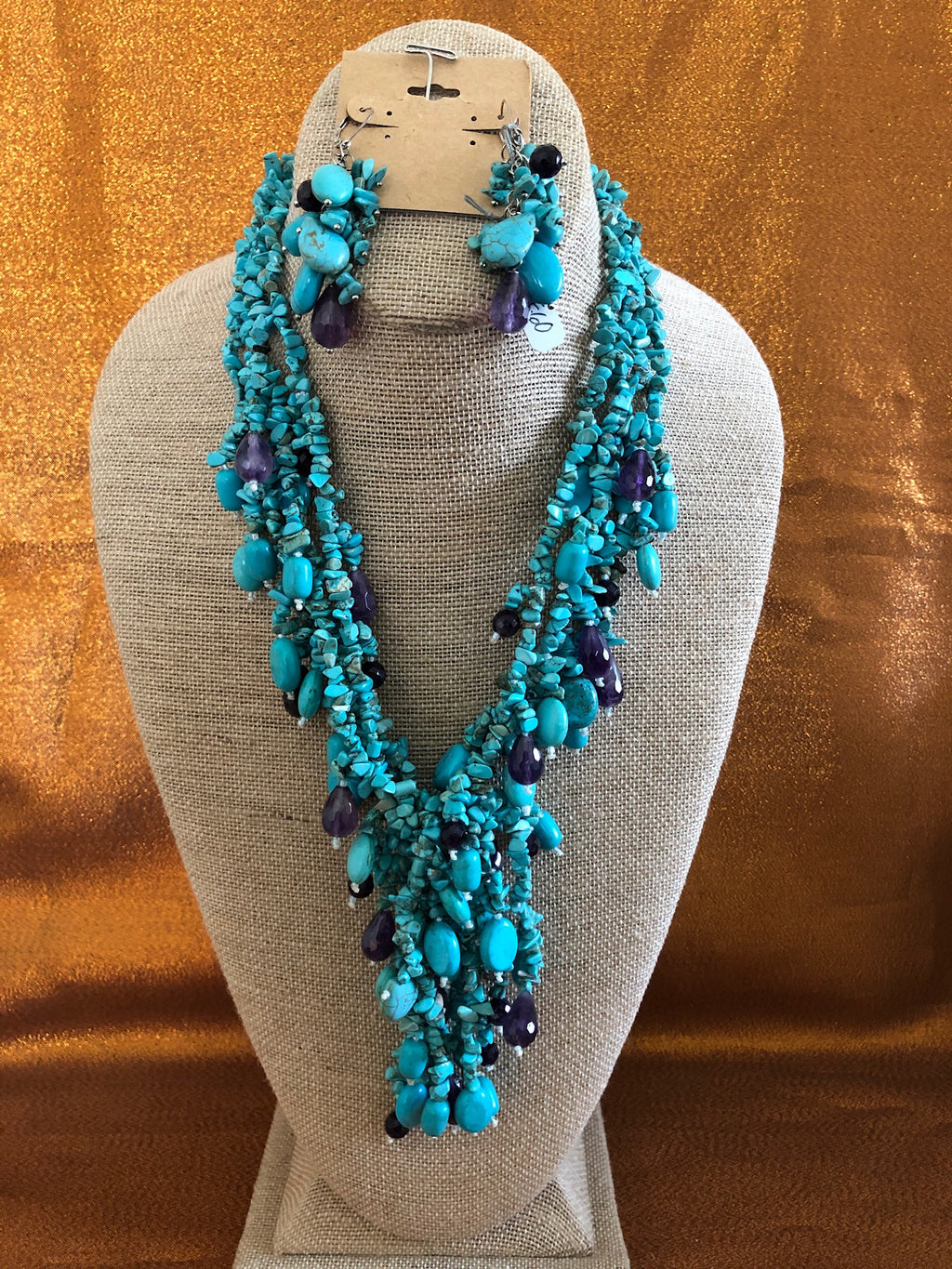 Goddess Turquoise Necklace Handmade